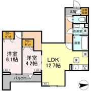オルテンシアの間取り画像