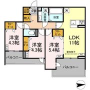 オルテンシアの間取り画像