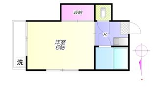 みつわマンションの間取り画像