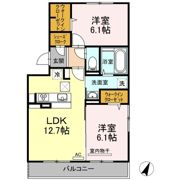 ソレイユ B棟の間取り画像