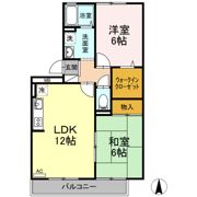 サンシャインハイツ A棟の間取り画像