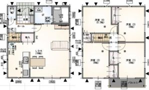 グランソフィア上新郷ヴィレッジ Hの間取り画像