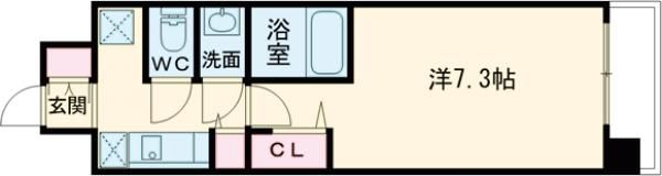 W－STYLE神戸Ⅱの間取り画像