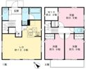 府中市四谷3丁目戸建の間取り画像