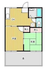 黒川アパートの間取り画像