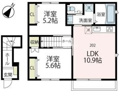 シー ウィンド 鵠沼の間取り画像