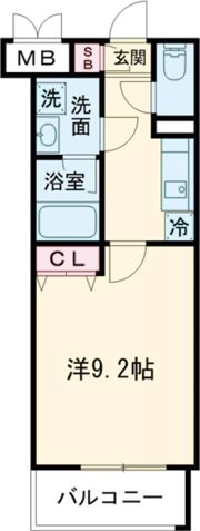 Tenue三田の間取り画像