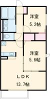 コートボナールⅢの間取り画像