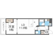 アーバネックス梅田中崎町の間取り画像