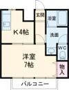 アルカディア幸の間取り画像