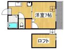 キャプテンハイツⅡ B棟の間取り画像