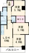 ラティス上鳥羽の間取り画像