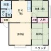 ハイツカレントBの間取り画像