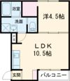 Ruhe梅田（ルーエウメダ）の間取り画像