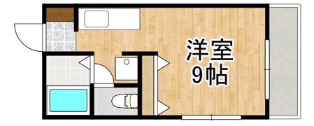 森フラッツの間取り画像