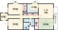 曙フラッツの間取り画像