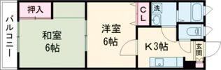 吉川マンションの間取り画像