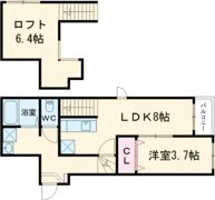 エクラタント大牟田の間取り画像