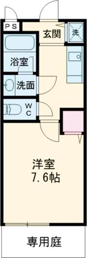 レボントゥリはせでⅡ番館の間取り画像