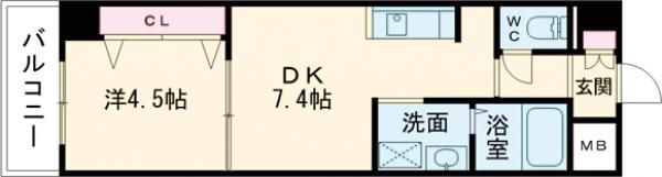 リアライズ深井駅前の間取り画像