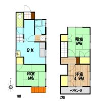 羽衣町二丁目戸建の間取り画像