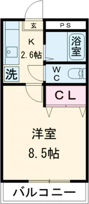 アパルトマン秋根の間取り画像