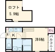 ハーモニーテラス深草僧坊町の間取り画像