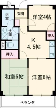Twin Avenue A棟の間取り画像