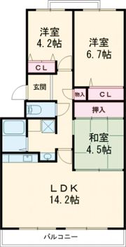 エステートプラザ中野の間取り画像