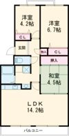 エステートプラザ中野の間取り画像