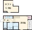 ハーモニーテラス深草僧坊町の間取り画像