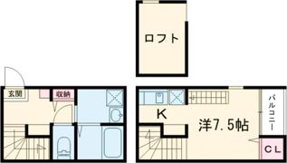 ハーモニーテラス深草僧坊町の間取り画像
