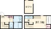 ハーモニーテラス深草僧坊町の間取り画像