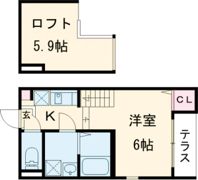 ハーモニーテラス深草僧坊町の間取り画像