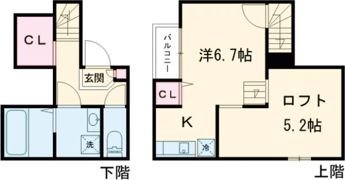 ADC津福セレーノの間取り画像