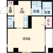 ボヌール姫路Sta.の間取り画像