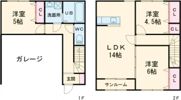 K-ideal久留米ⅢA棟の間取り画像