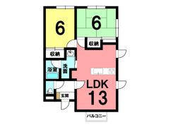エミネントAの間取り画像