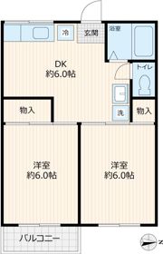 ハイツ17の間取り画像
