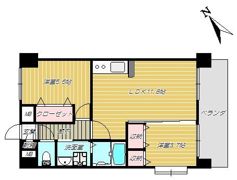 アークティ東谷山Ⅲの間取り画像