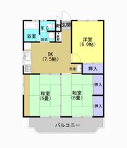 第2ハイデンス吉野の間取り画像