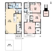 国立市東4丁目戸建の間取り画像