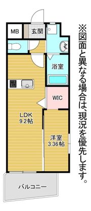 オーヴィジョンクラス浅香通りの間取り画像