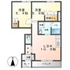 メルヴェイユⅠの間取り画像