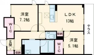 Via Sole 六甲道の間取り画像