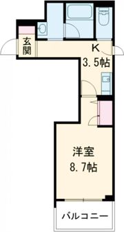 Casa Regio 神戸元町の間取り画像