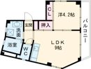ハイツ皆実の間取り画像