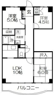 シャルマン5の間取り画像