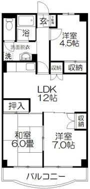 シャルマン5の間取り画像