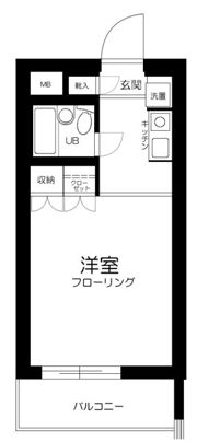 スカイコート野方の間取り画像